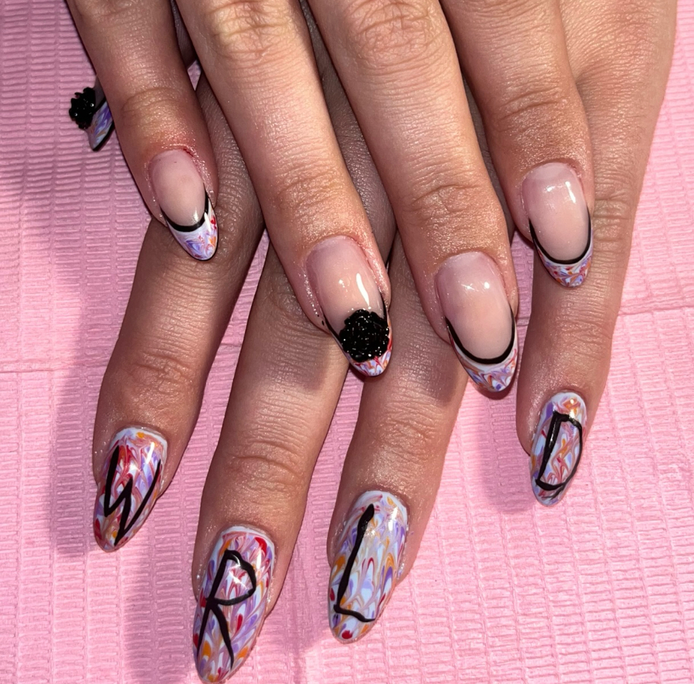 Full Design and Minimal Bling at Nails by Shelby in Lexington, KY