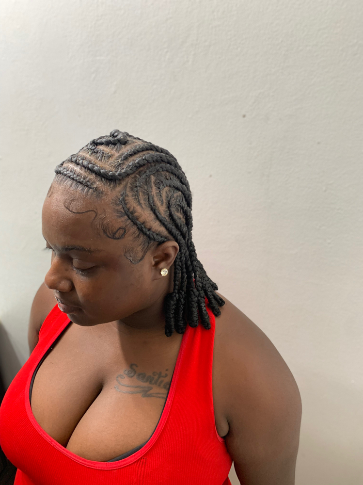 Alecia Keys Braids W Barrels