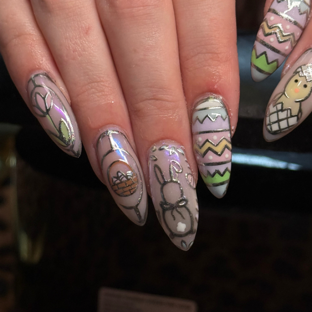 Nail Art Tier 3 at nailsbygabriellelyn in Waterville, ME