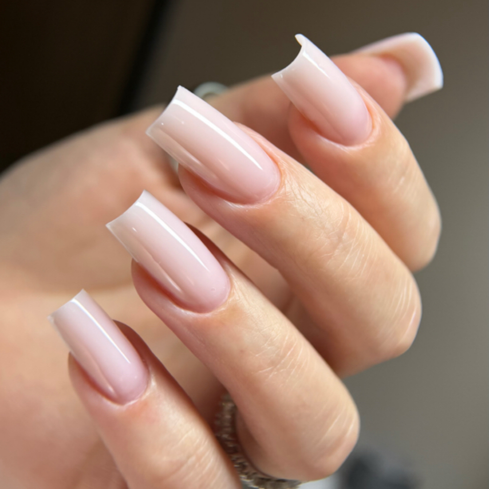 Russian Hard Gel Manicure Dual Form at Melissa Nail Boutique in Jersey City, NJ