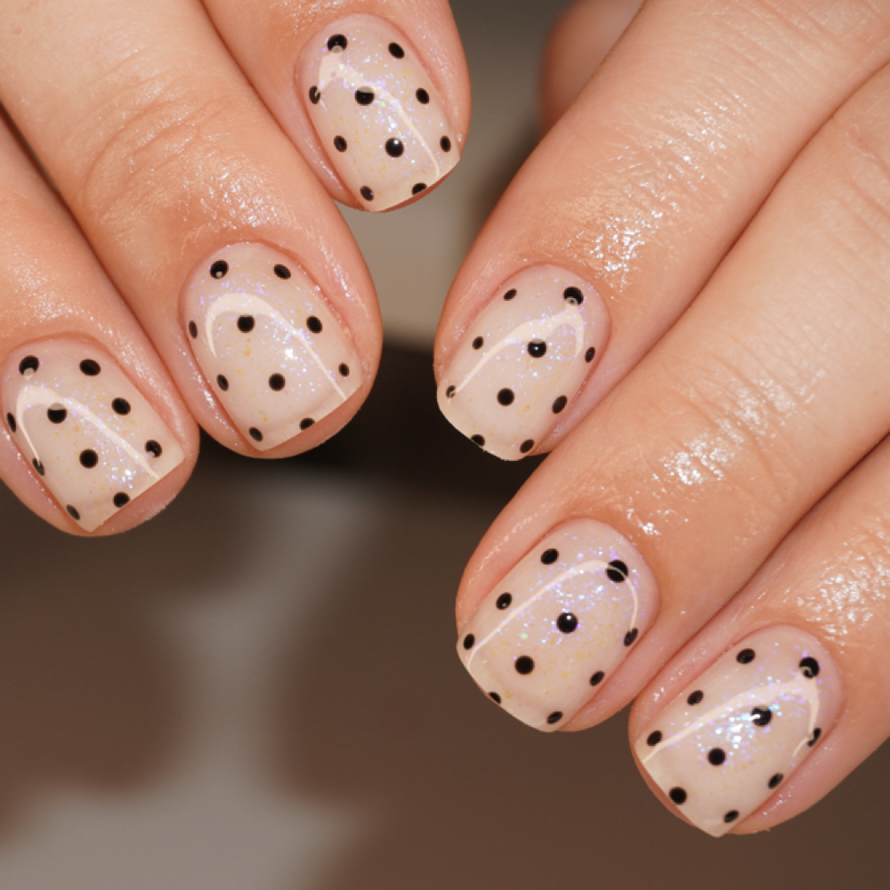 Sprinkle of Art/ Add A Solid Color at Beansie Nails in Kokomo, IN