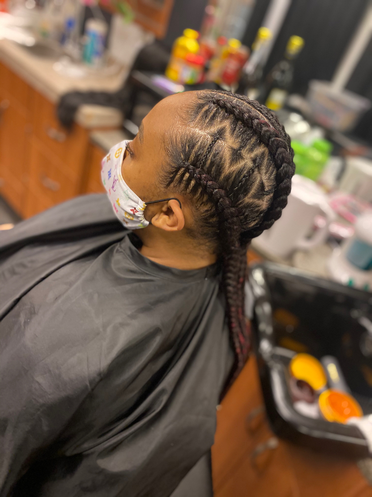 Feed In Braids W/ Detail