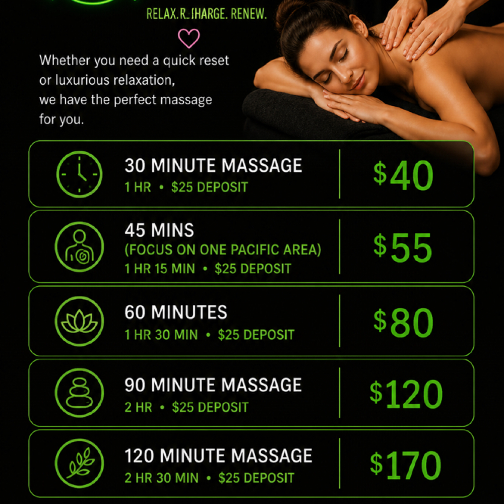 Massage at Beauty Bomb Spa in Lawton, OK