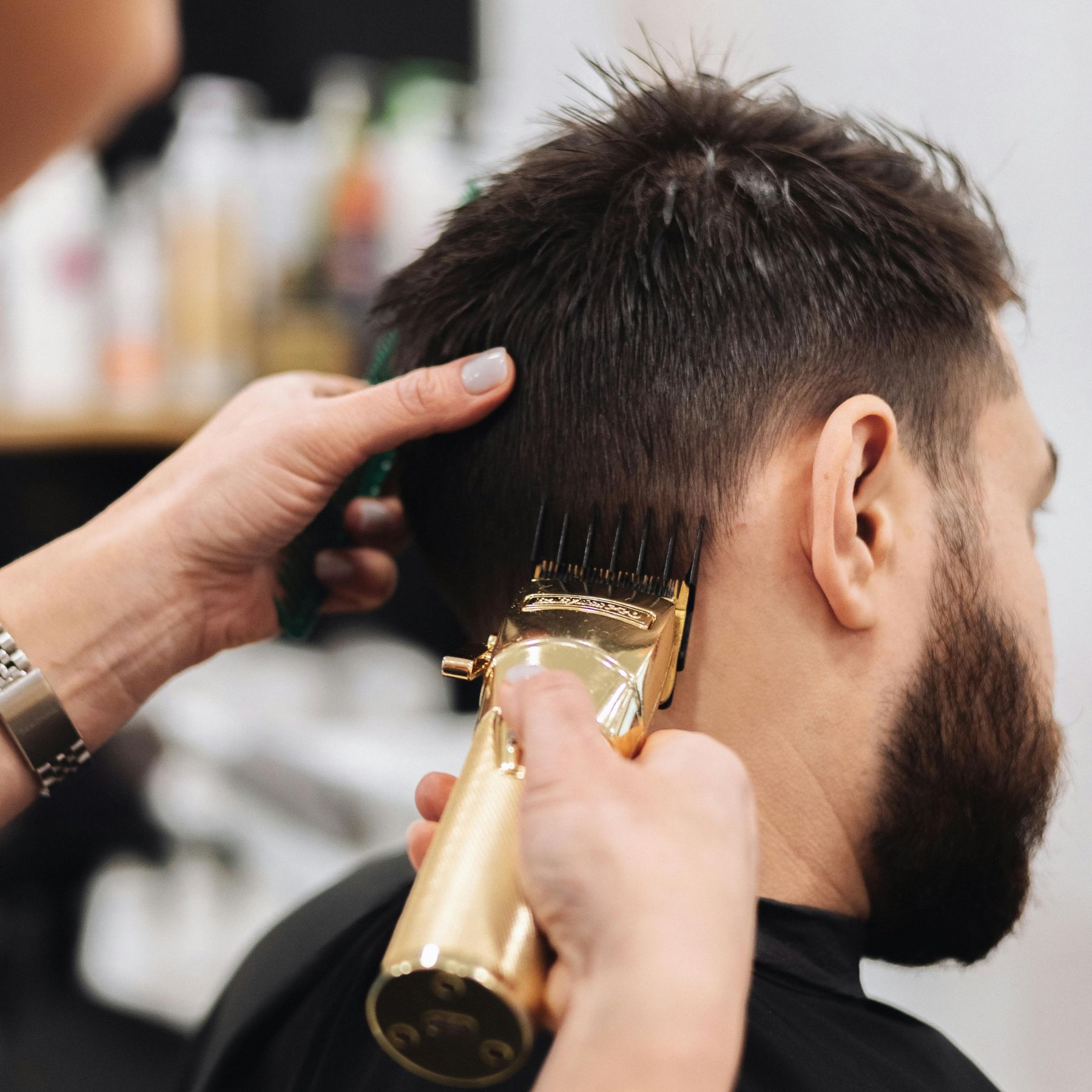 Adult Barber Cut With Clara