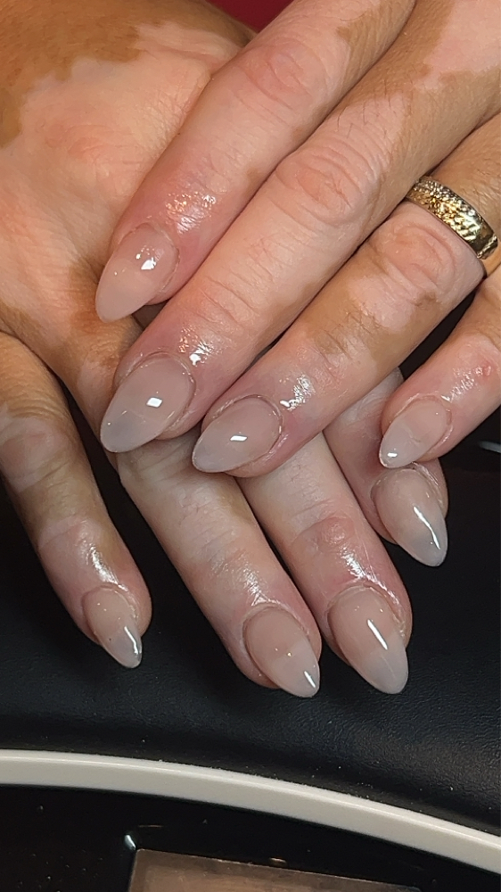 Short Gel X Full Set First Time at The nail garden by Kali in Burnsville, MN