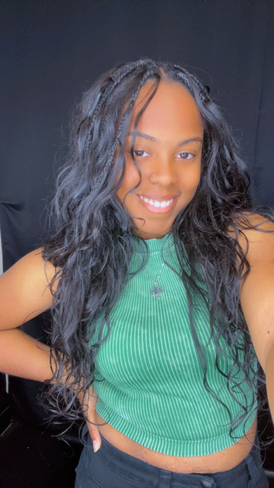 Raw Indian Wavy Bulk Hair at Lotuz Love Styles By Candace in St Louis, MO