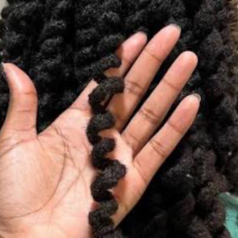 Pipe Cleaner Curls (locs) at Melanin Beauty Bar LLC in Greenbelt, MD