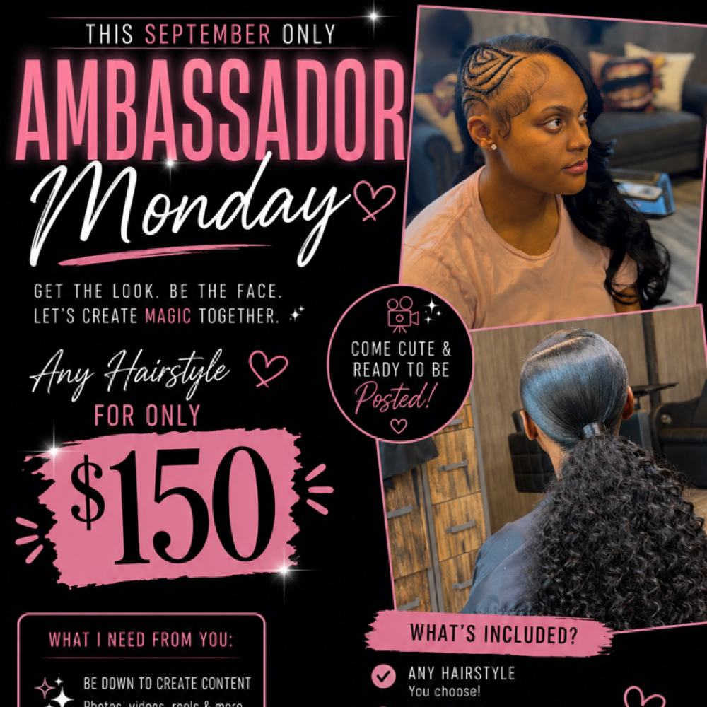 Ambassador Monday at Hair Chronicles in Wichita, KS