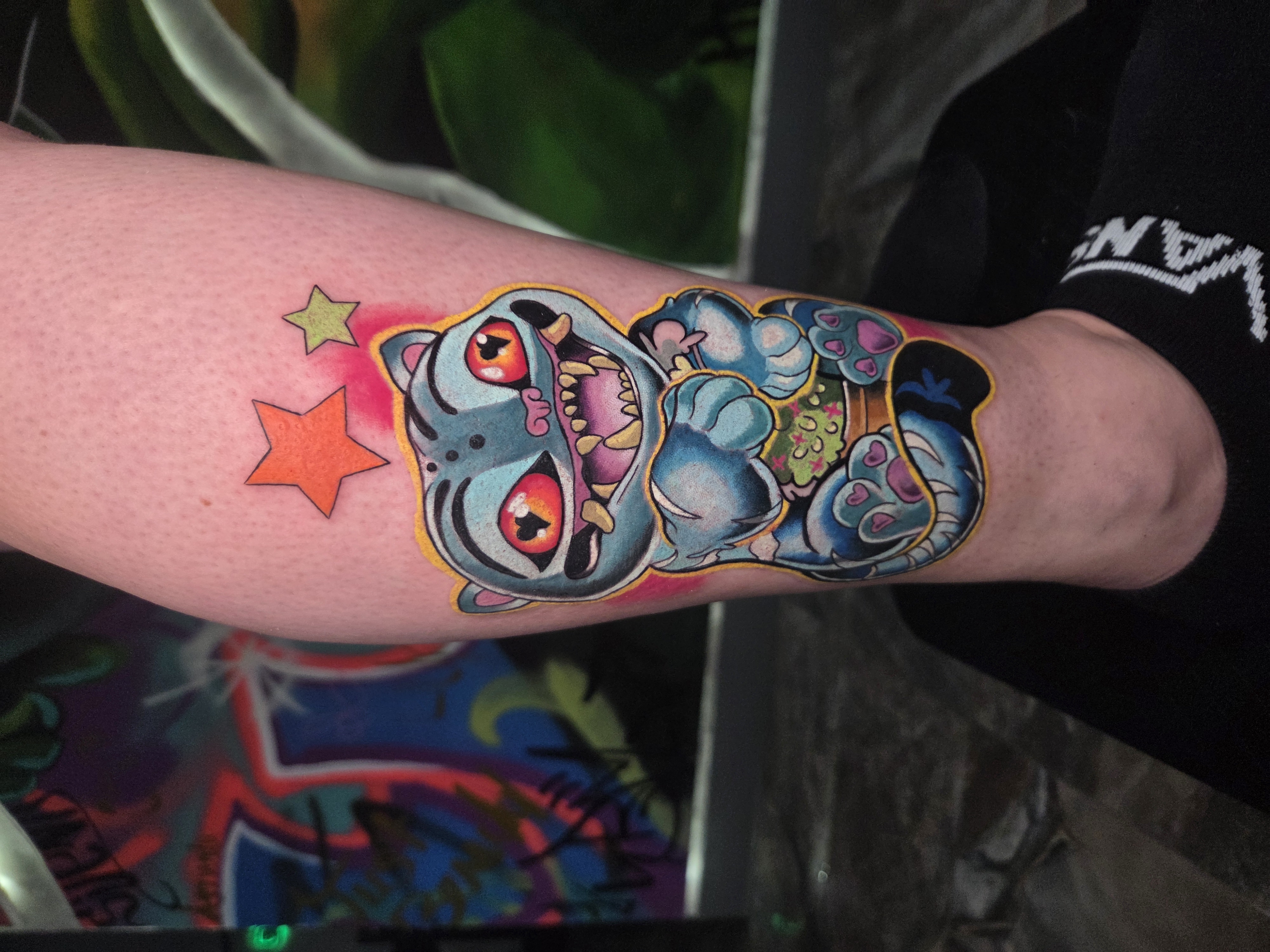 Small/Palm Size Color Tattoos at Dani Louise Ink in Addison, TX