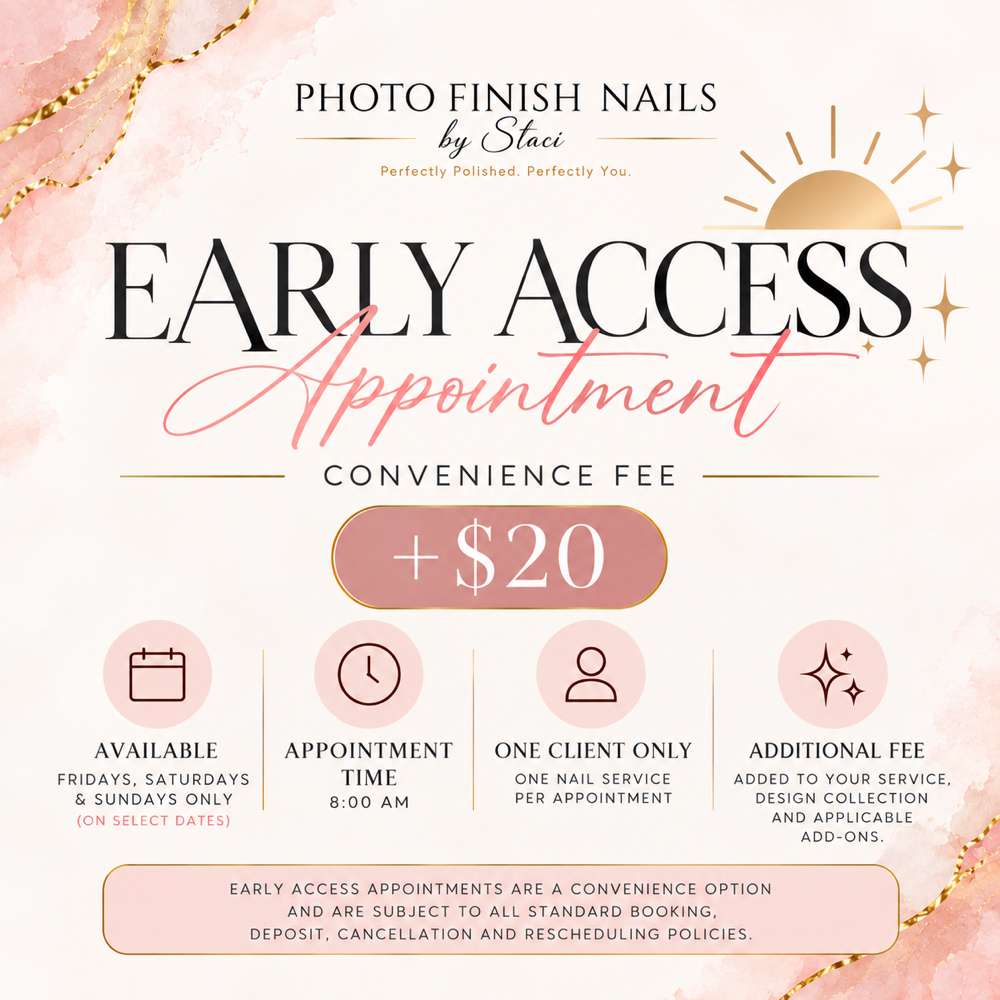 Early Access Appointment at Photo Finish Nails in Akron, OH