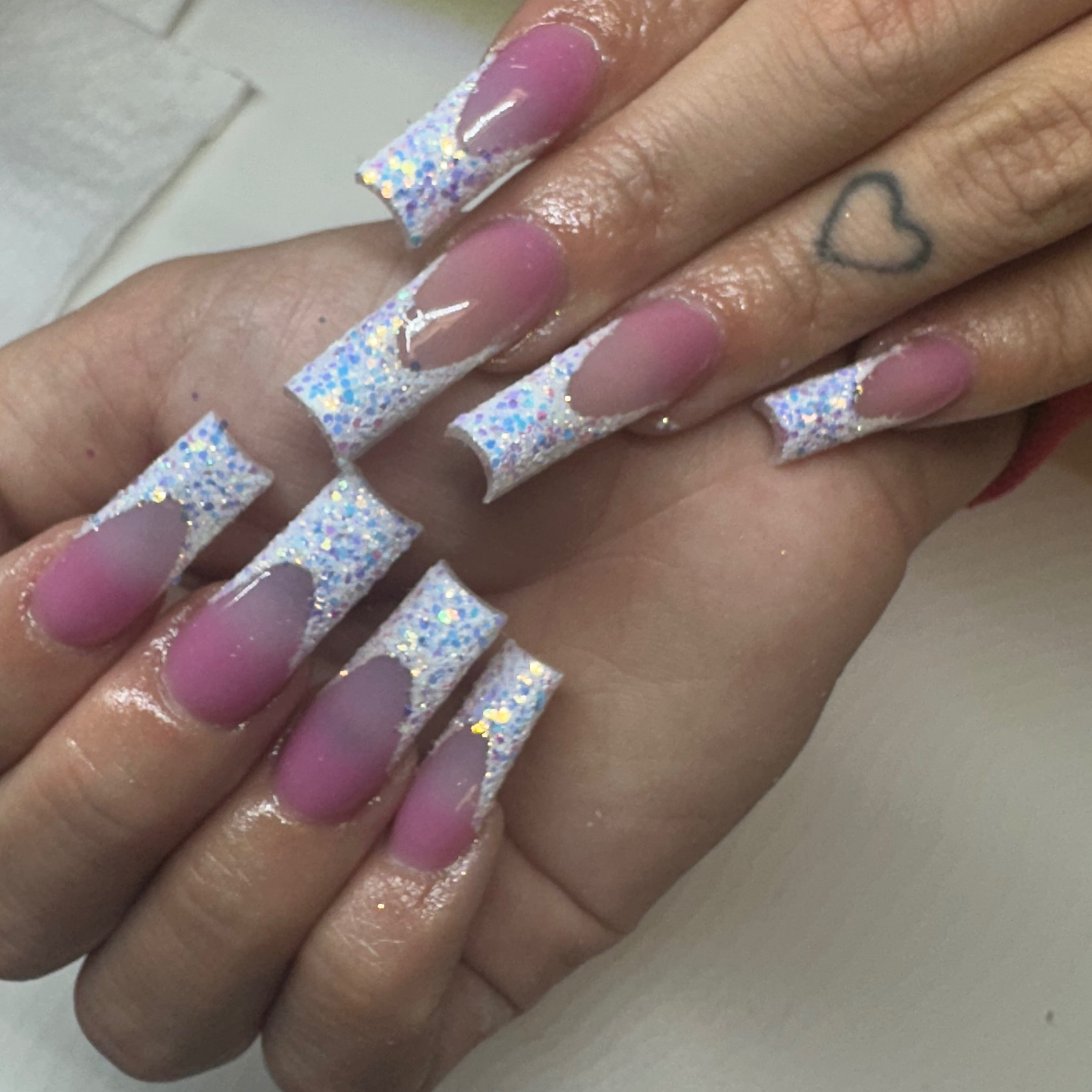 French Tip (Long) at Graynailsllc in Alachua, FL