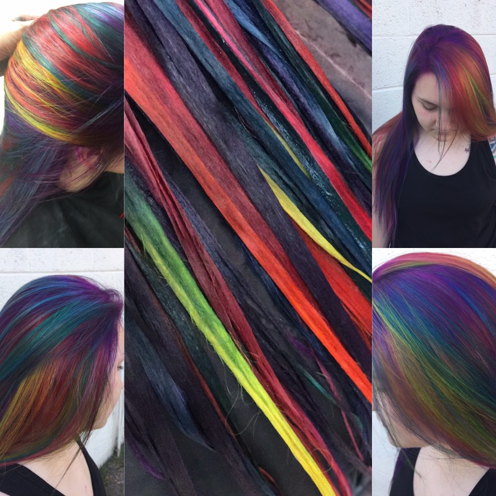 FullMulti Tone Vivid/Fashion Colour at #RCS2hairart in Amarillo, TX
