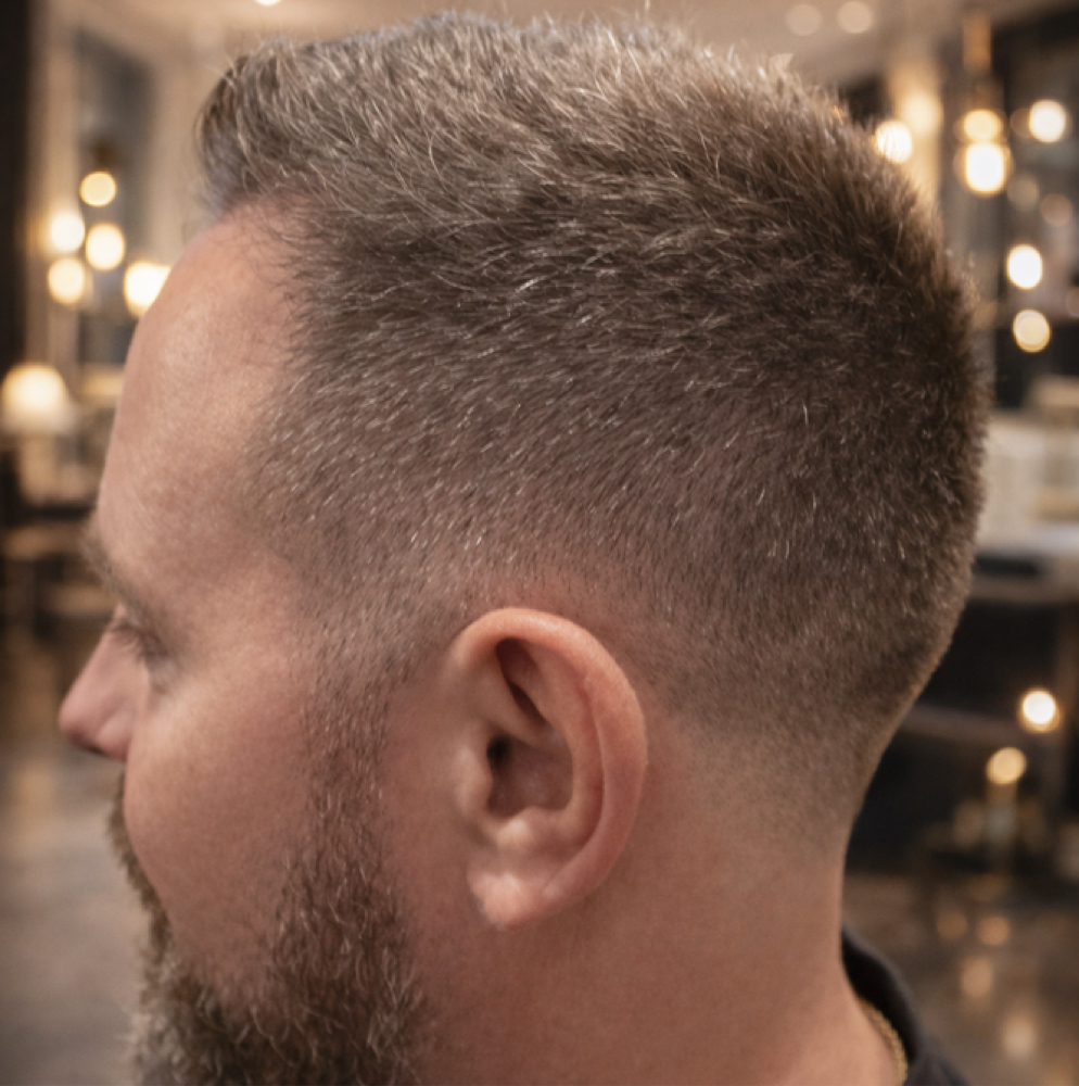 Mens haircut at The Hair Hangout in Tallahassee, FL