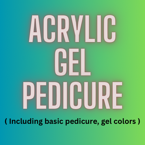 Acrylic Gel pedicure
