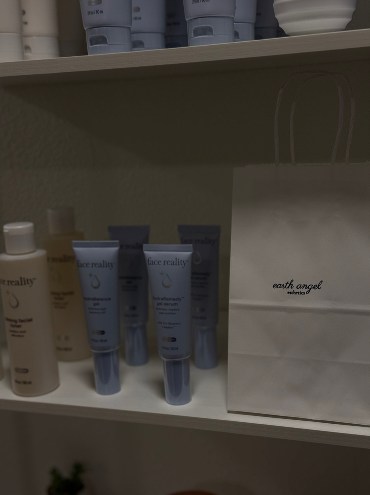 product pick-up at earth angel esthetics in Dewey, AZ