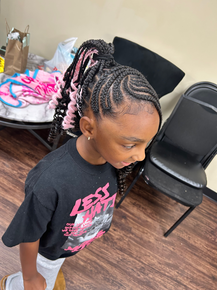 Fulani Braids (10&under) at Marvel By ME in Winder, GA
