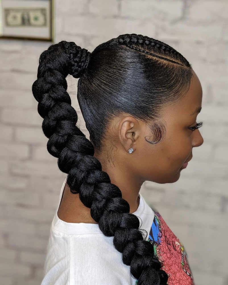 1 Braided Ponytail