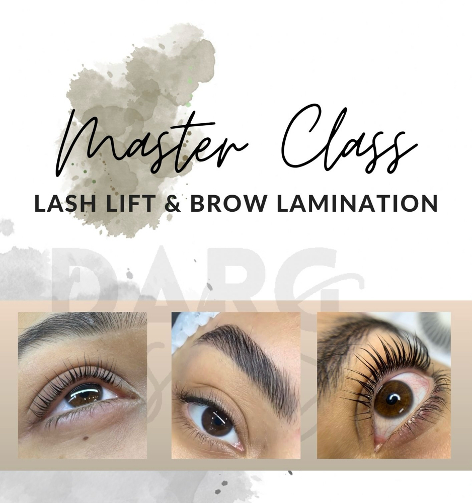 Master Class Lash Lift & Brow Lami at Darglashes in Rahway, NJ