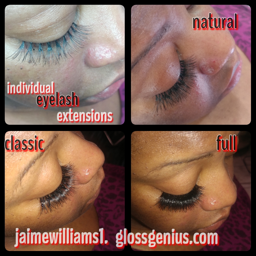 Individual Eyelash Application