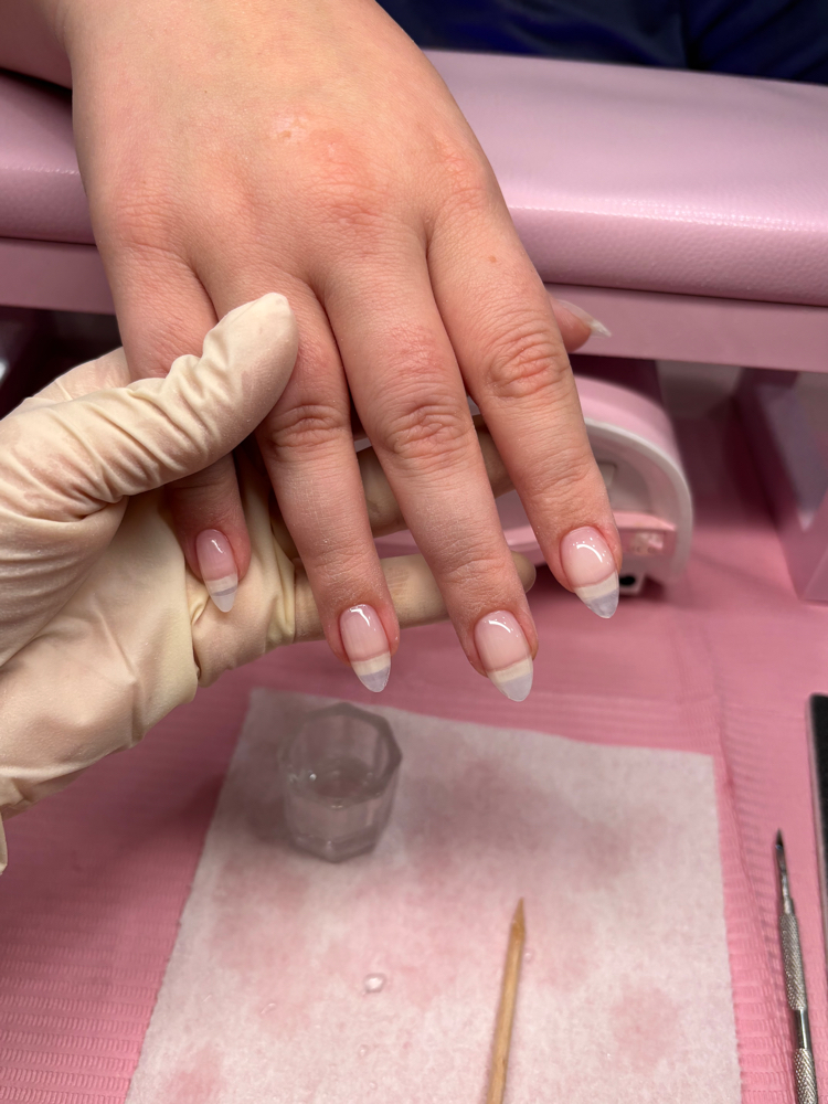 Polygel Overlay On Natural Nails