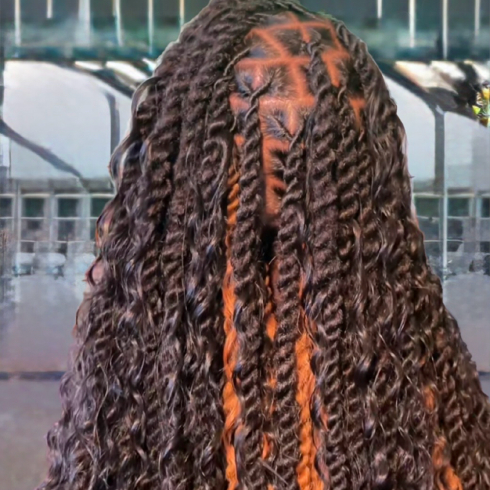 Extrnded Two Strand Twists at Anointed Hands in Southaven, MS
