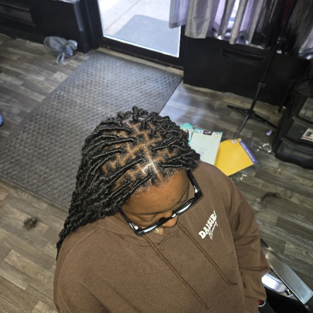 Small Faux Locs at Box'd Up Boutique in Canton, OH