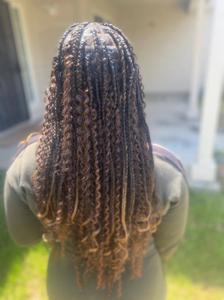 Boho Braid “Goddess Braids at Touched By Angel in Stockton, CA