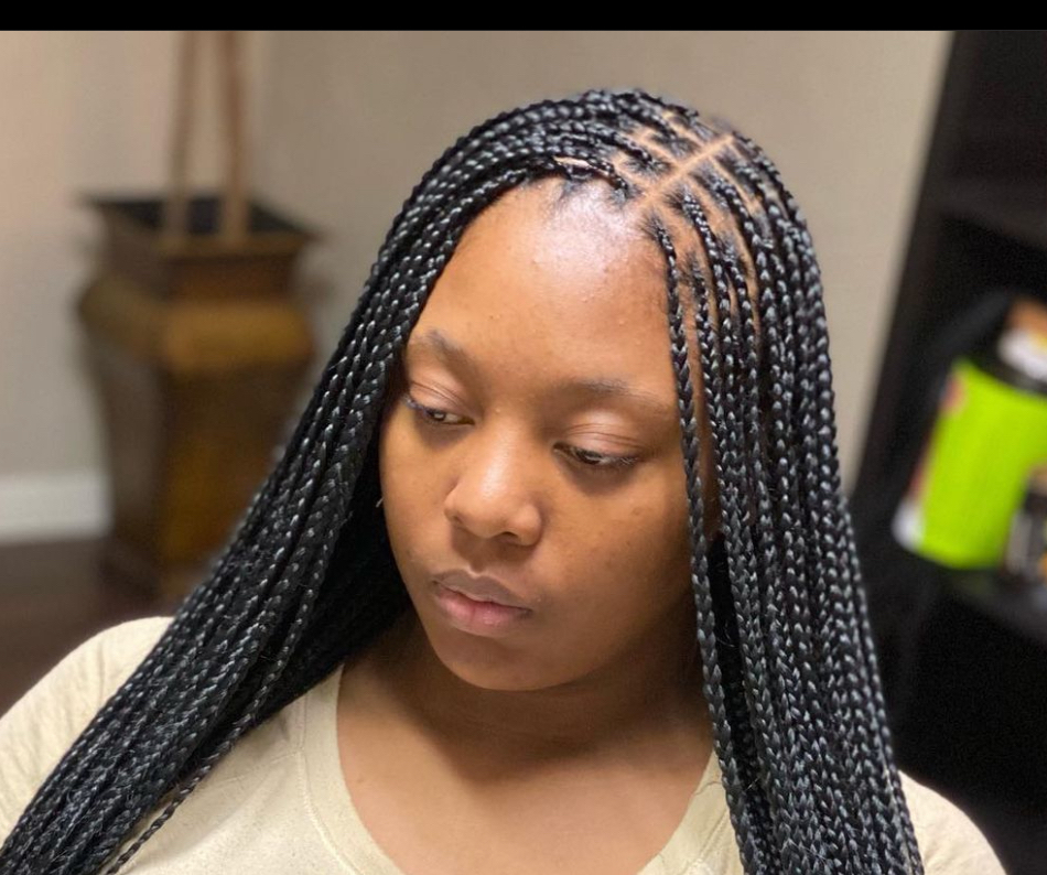 Knotless Box Braids Small
