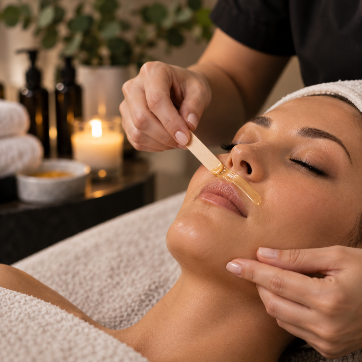 Facial Waxing at The Heiwa Head Spa in Fort Myers, FL
