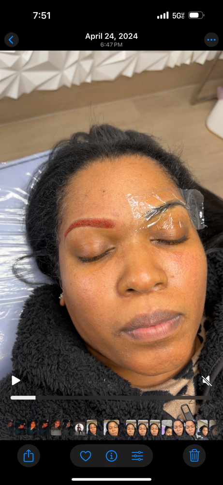 Color Correction Ombre Brows at LuvlyBrows in Portsmouth, VA