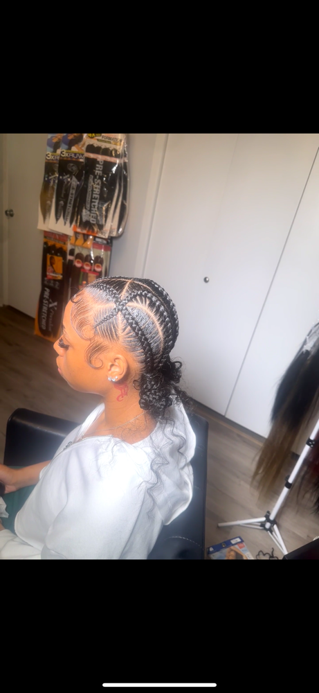 Criss Cross Stitch Braids