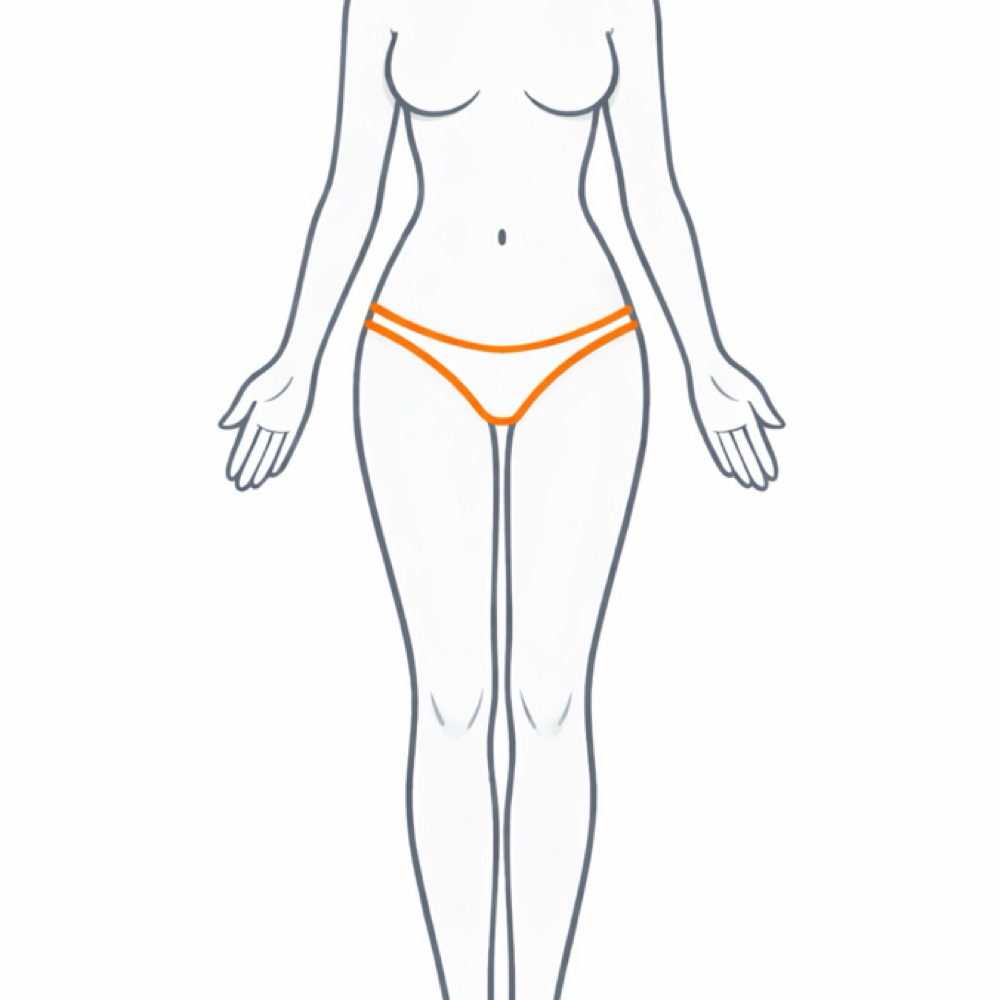 Bikini Line (female) at The Luxury Club in Conroe Texas, TX