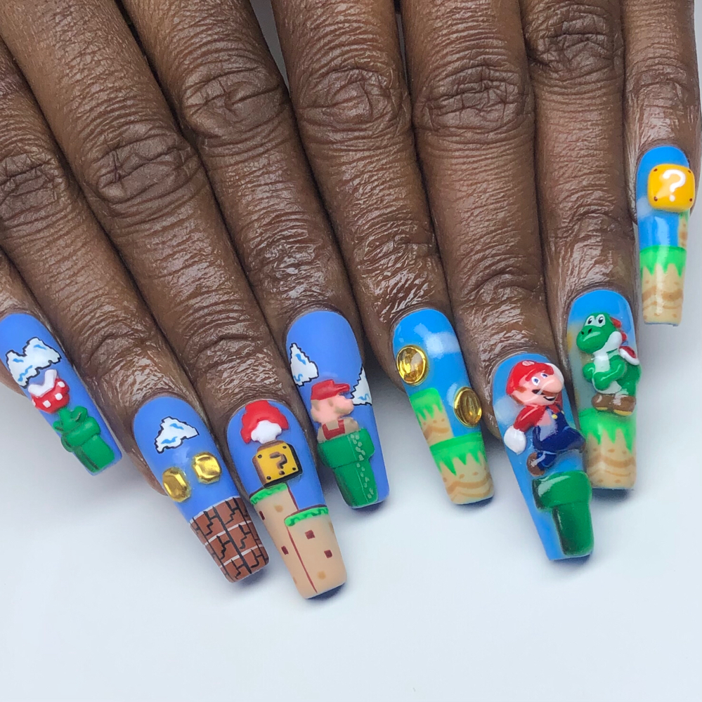 Complex Art at Nautilus Nails in Brooklyn, NY