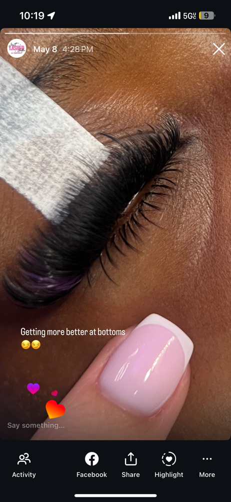 Hint of Color/ Glitter