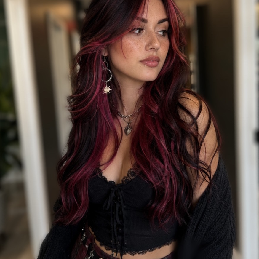 Color Retouch, Cut & Style at Wink & Whisper Lash and Hair Studio in Mooresville, NC