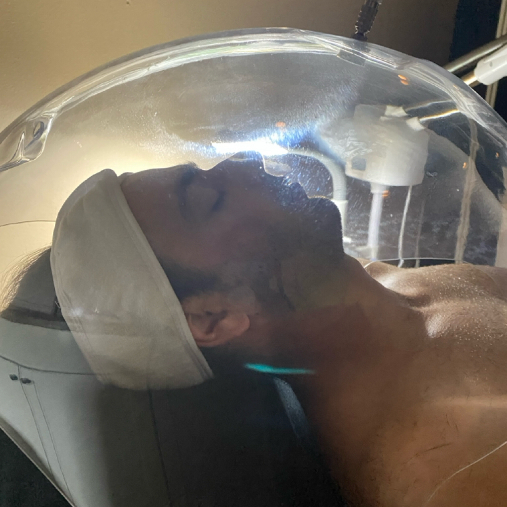 Oxygen infusion facial at Illuminate Advanced Skin Care in Leola, PA