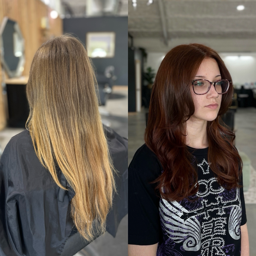 All over color at Hair By Caelyn in Greenville, TX