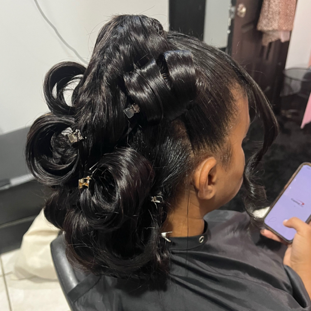 Half Up Half Down (Sew in) at Mariah The Stylist in Randallstown, MD