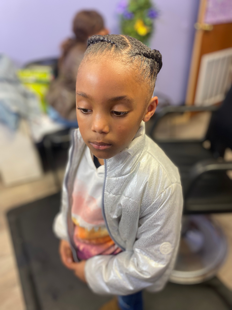 kids 2 braids