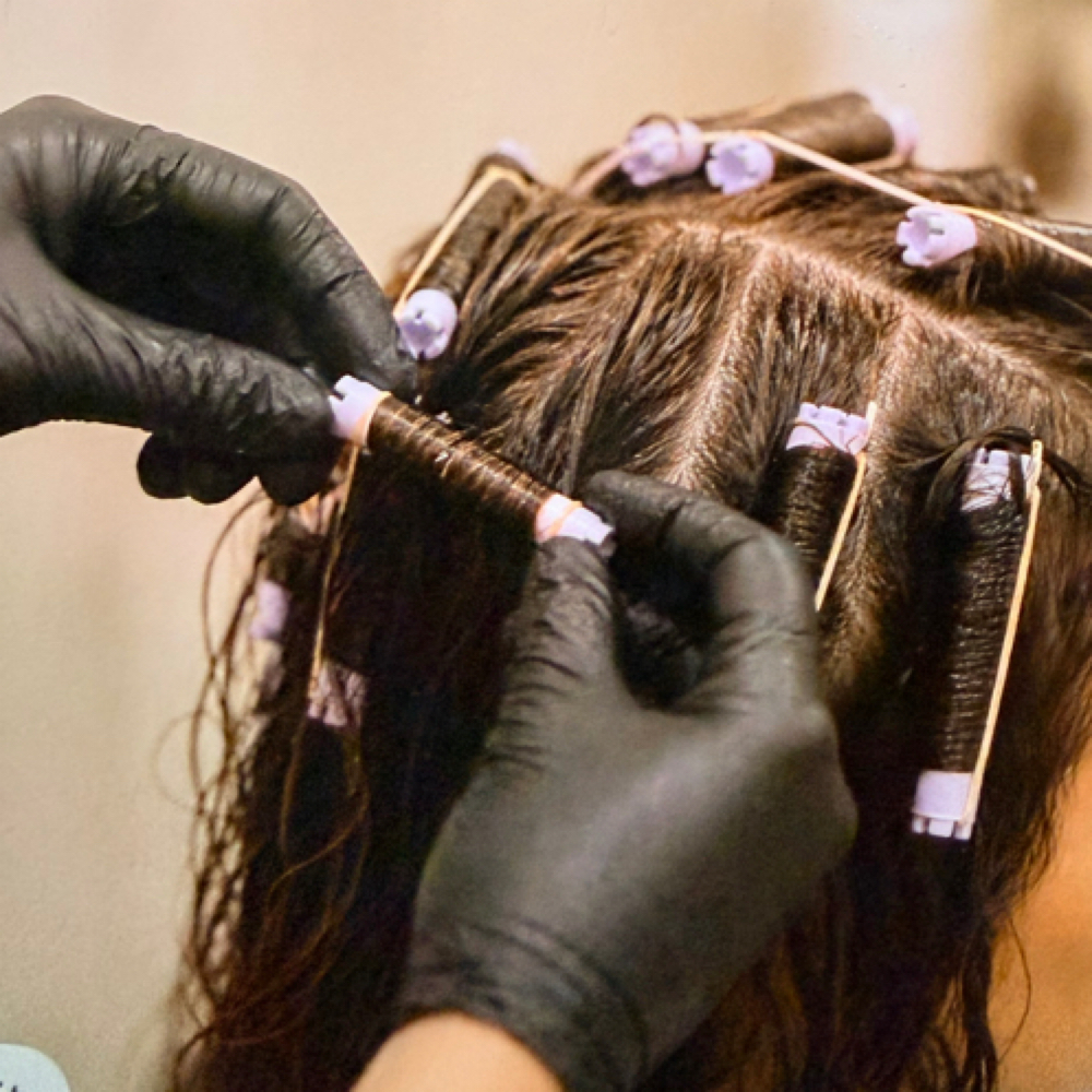 Perm (colored hair) at A Creative Touch Salon in Nokomis, FL