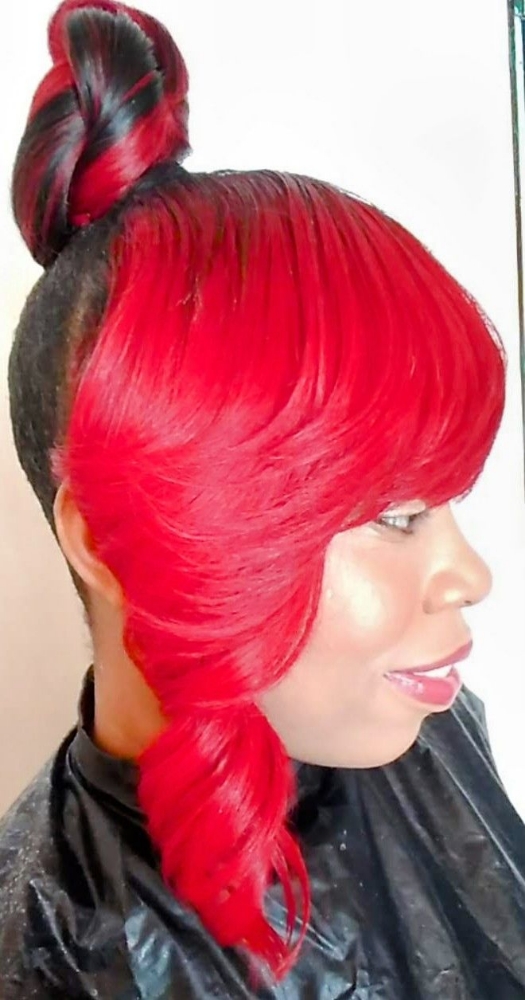 Top Bun Layered Quickweave