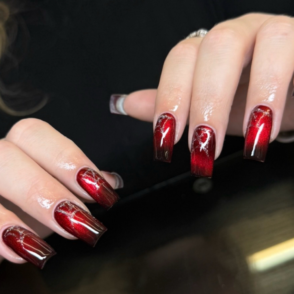 Gel Extensions (including art) at Natalia Escobedo in Terre Haute, IN