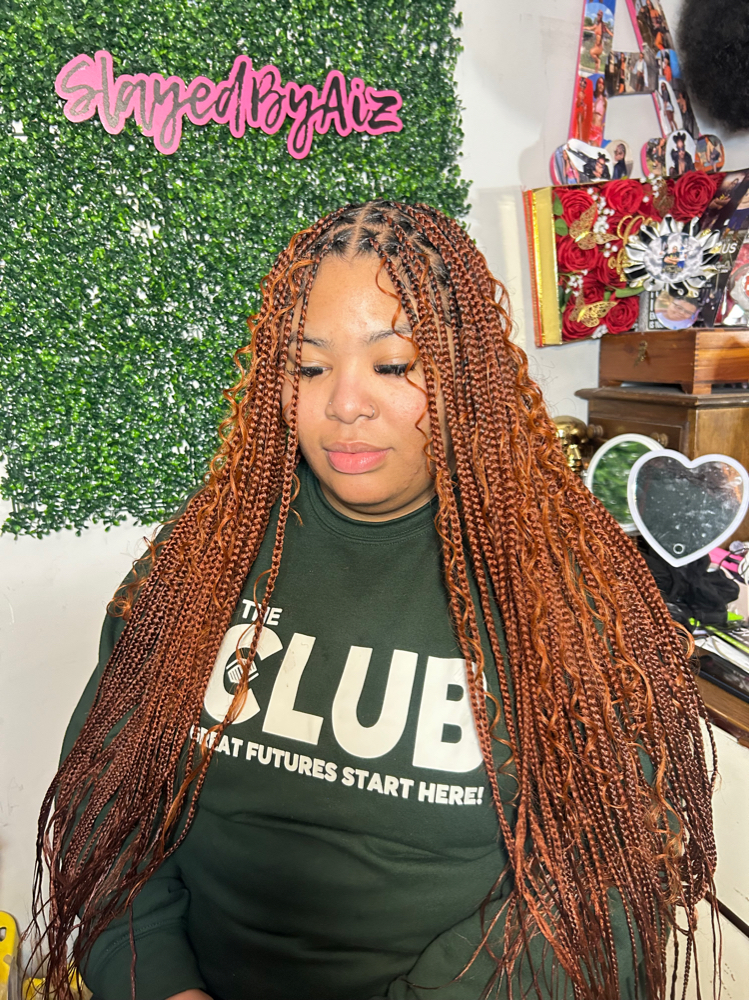 Small Knotless Braids