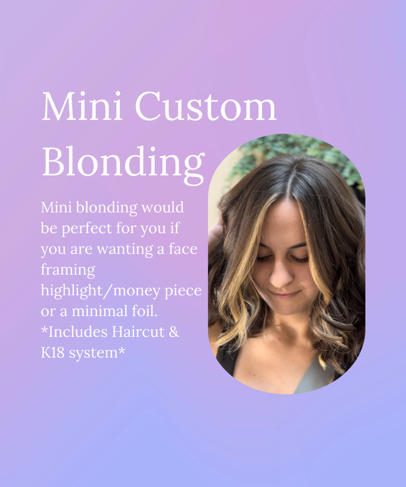 Mini Custom Blonding