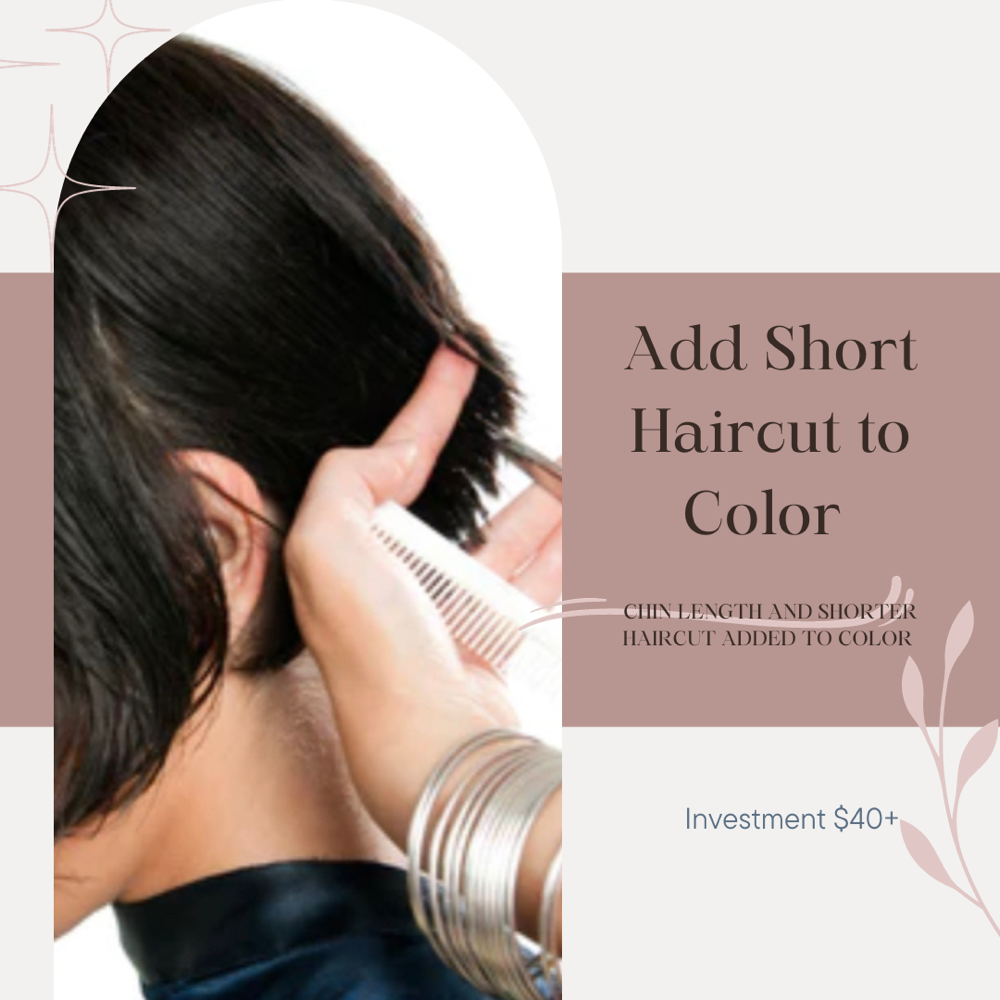 Add Cut to Any Color Service(Short)