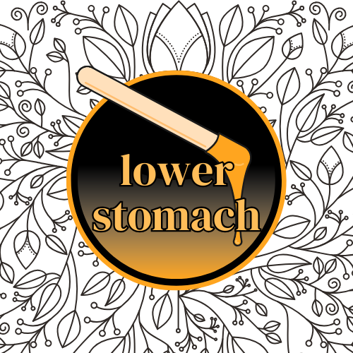 Lower Stomach Wax
