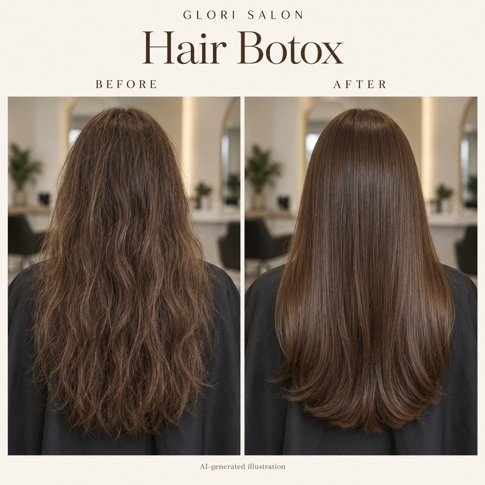 Hair Botox Refresh at Glori Salon in Sunrise, Florida, FL