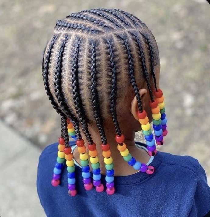 KIDS BRAIDS ON NATURAL HAIR(3-13)