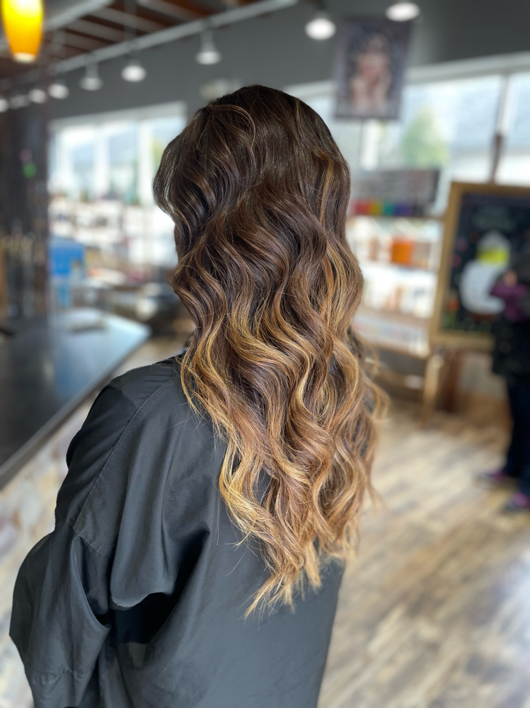 Balayage With Toner/blowdry Style at Hairscape in Crown Point, IN