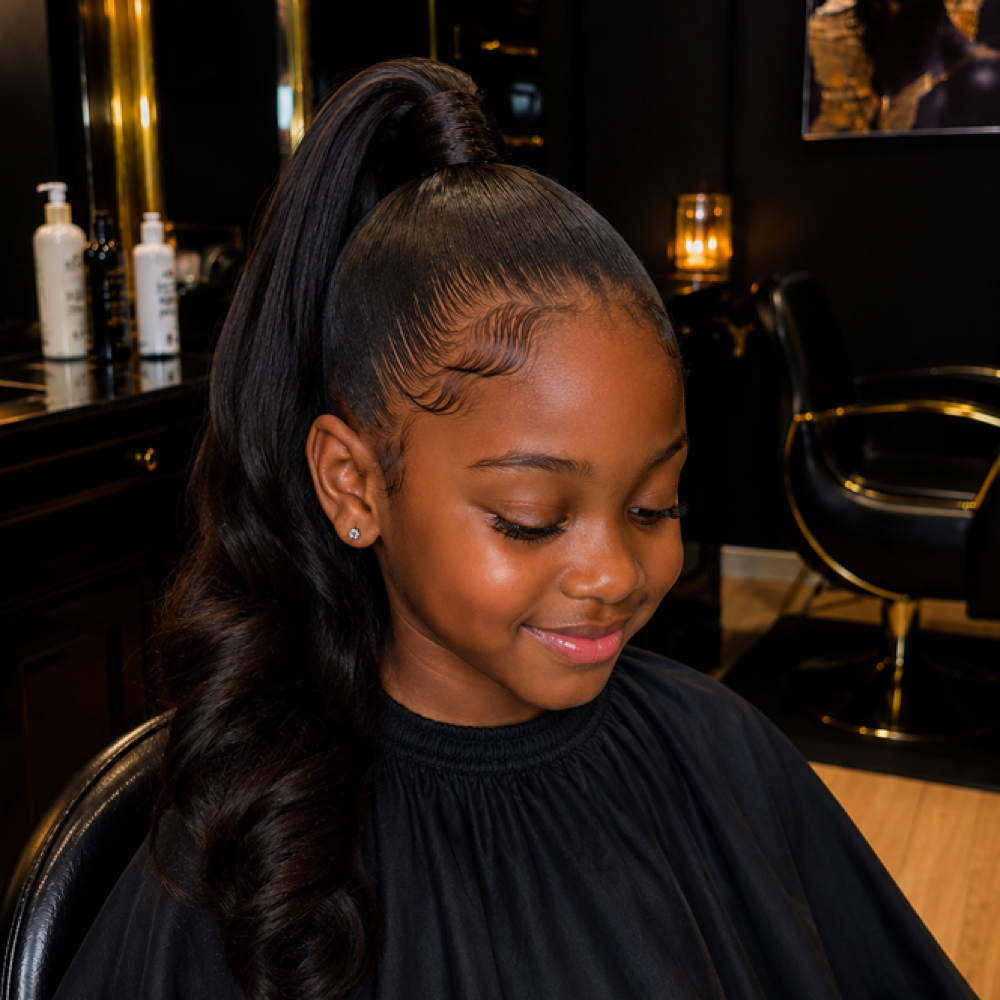 Kid's Ponytail Style at Trinity Lux Co in savannah, GA